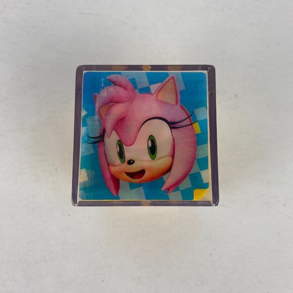 Sonic The Hedgehog Friend Amy Rose Square Maze Game Piece Collectible Toy Kids - Picture 6 of 6